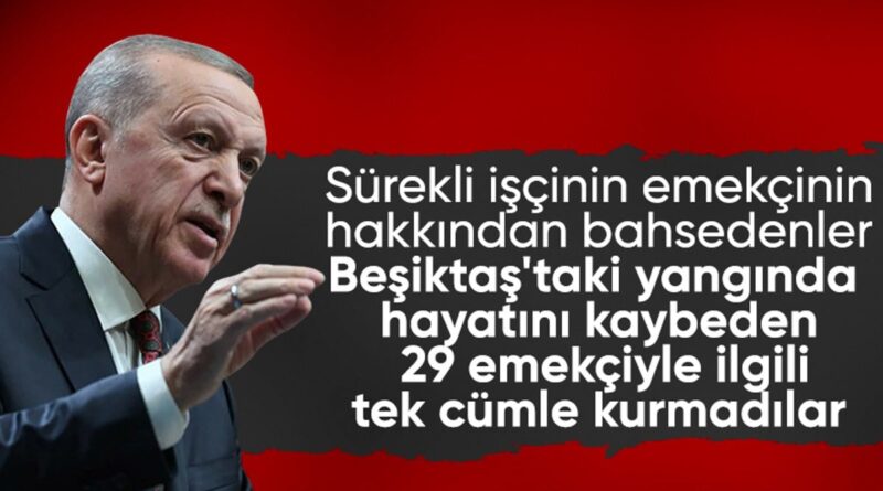 Cumhurbaşkanı Erdoğan: Beşiktaş